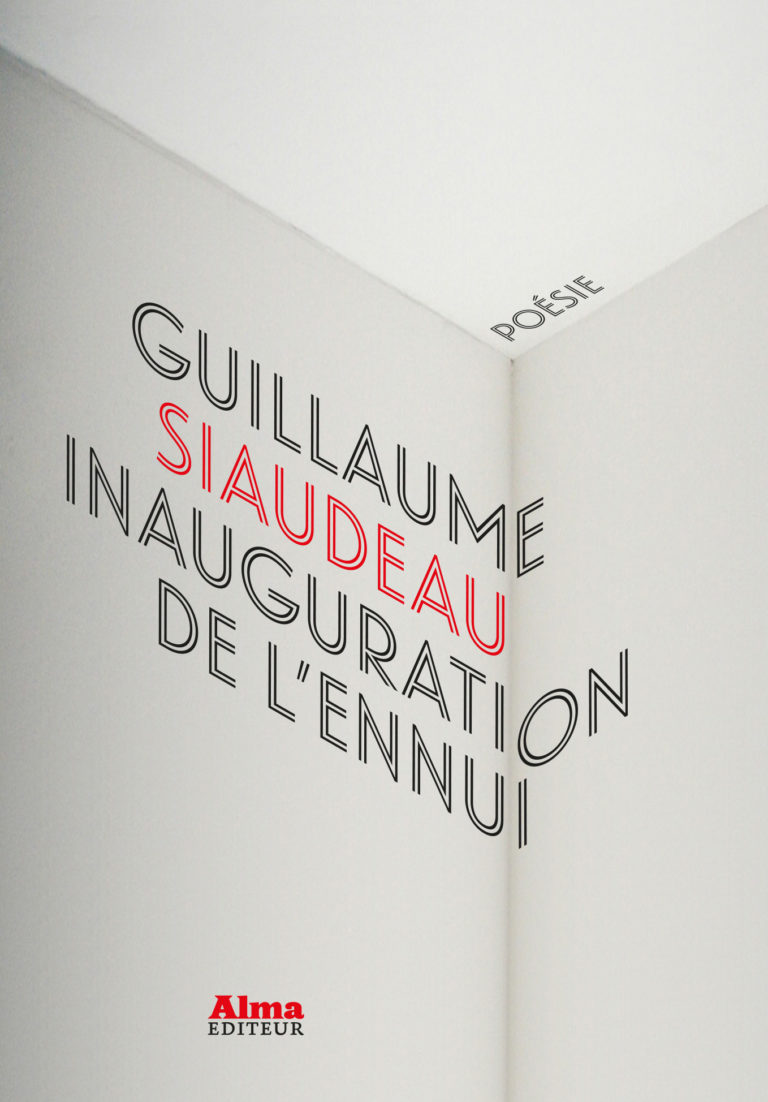 FICHE LIVRE Siaudeau ennui Alma editeur