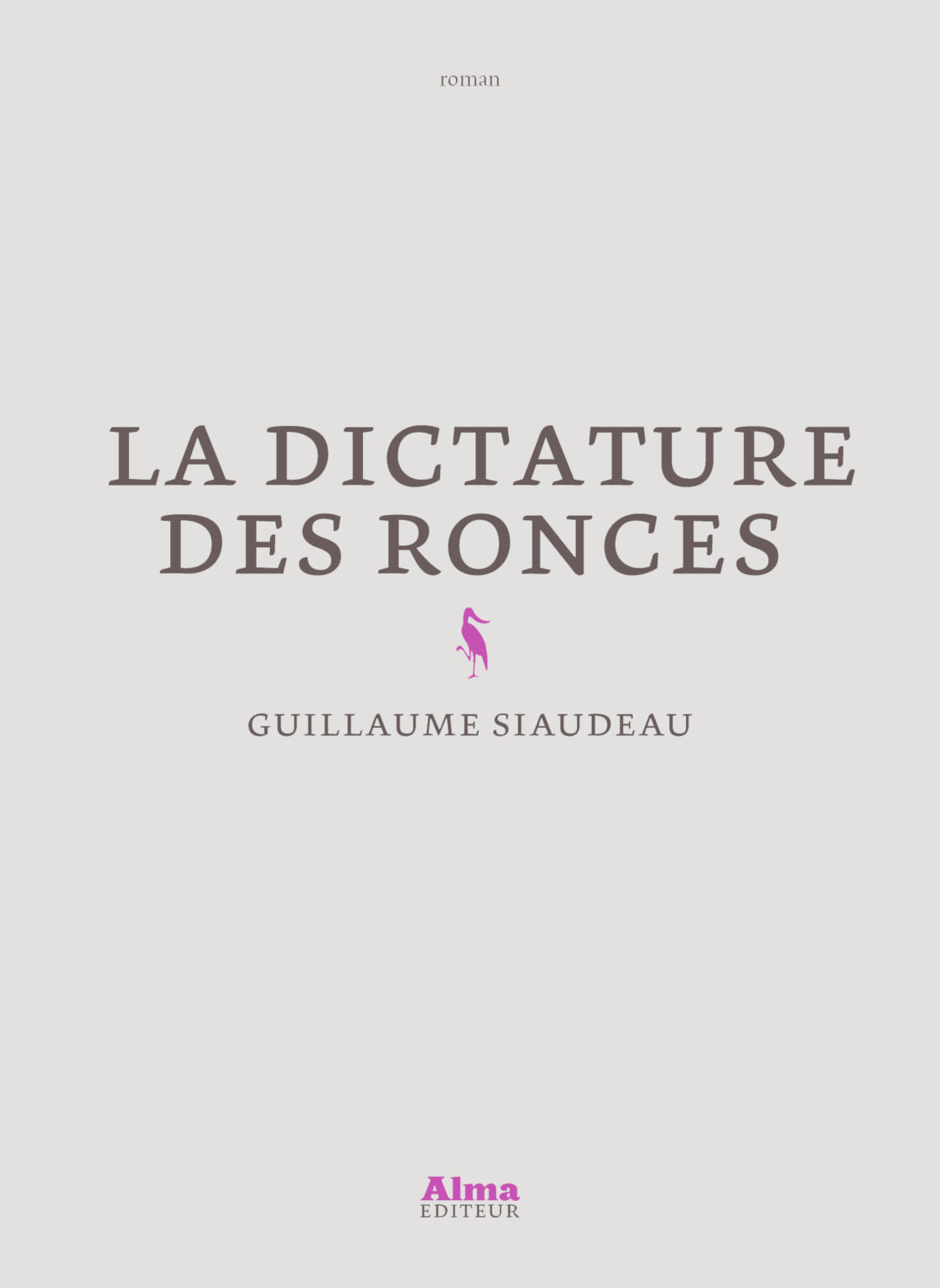 FICHE LIVRE Siaudeau Dictature Alma editeur